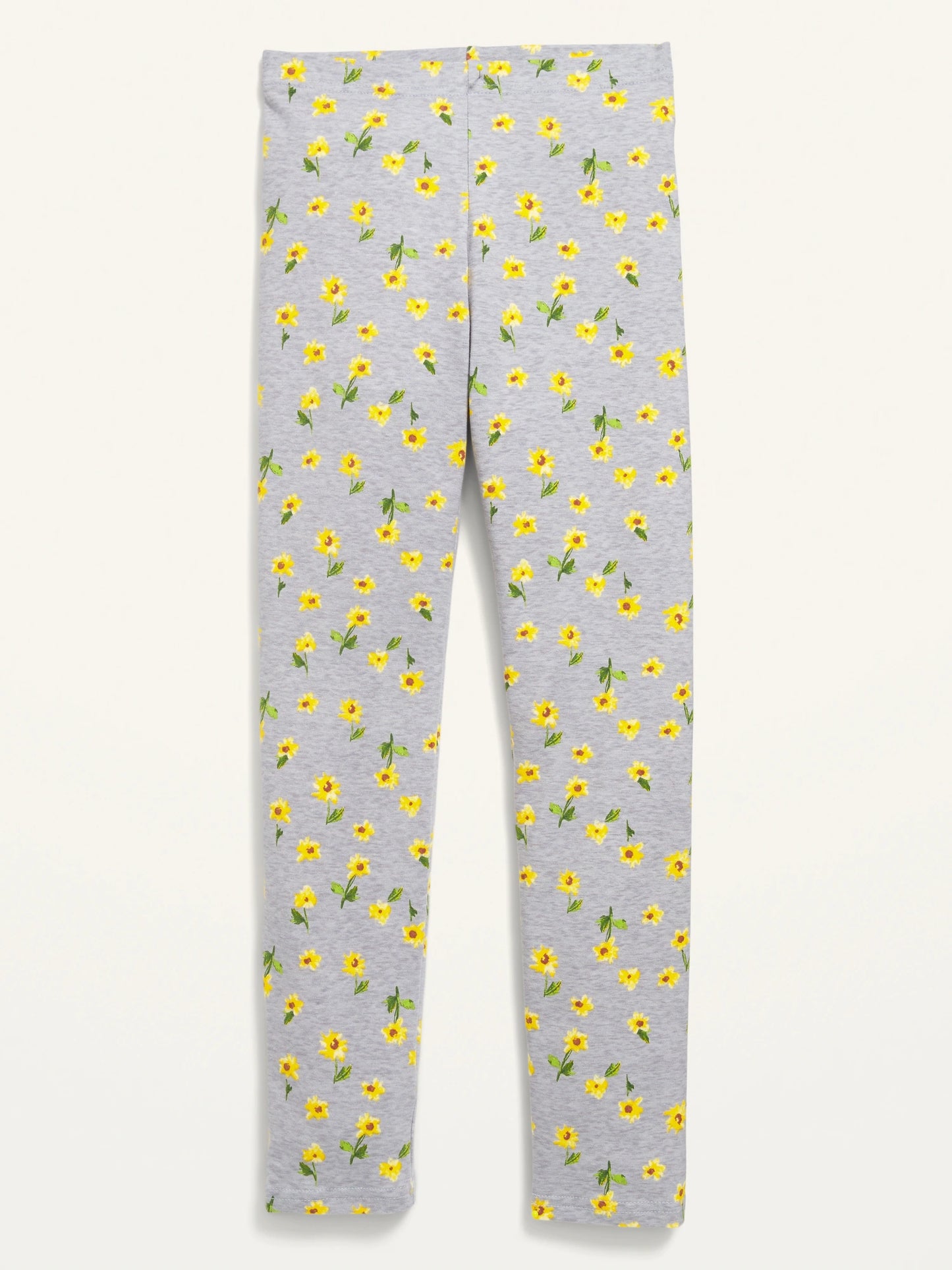 Leggings gris flores Old navy 4-16 años