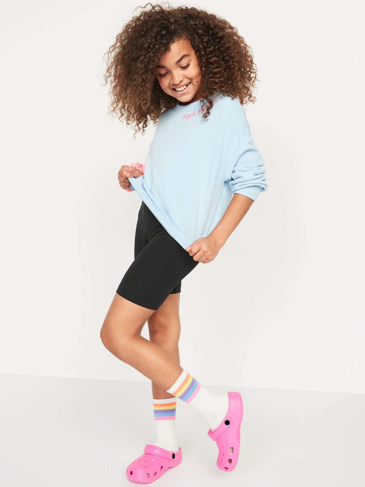 Short Biker negro old Navy niña