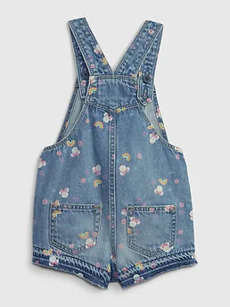 Overall shortall jeans minnie disney GAP niña 63461104