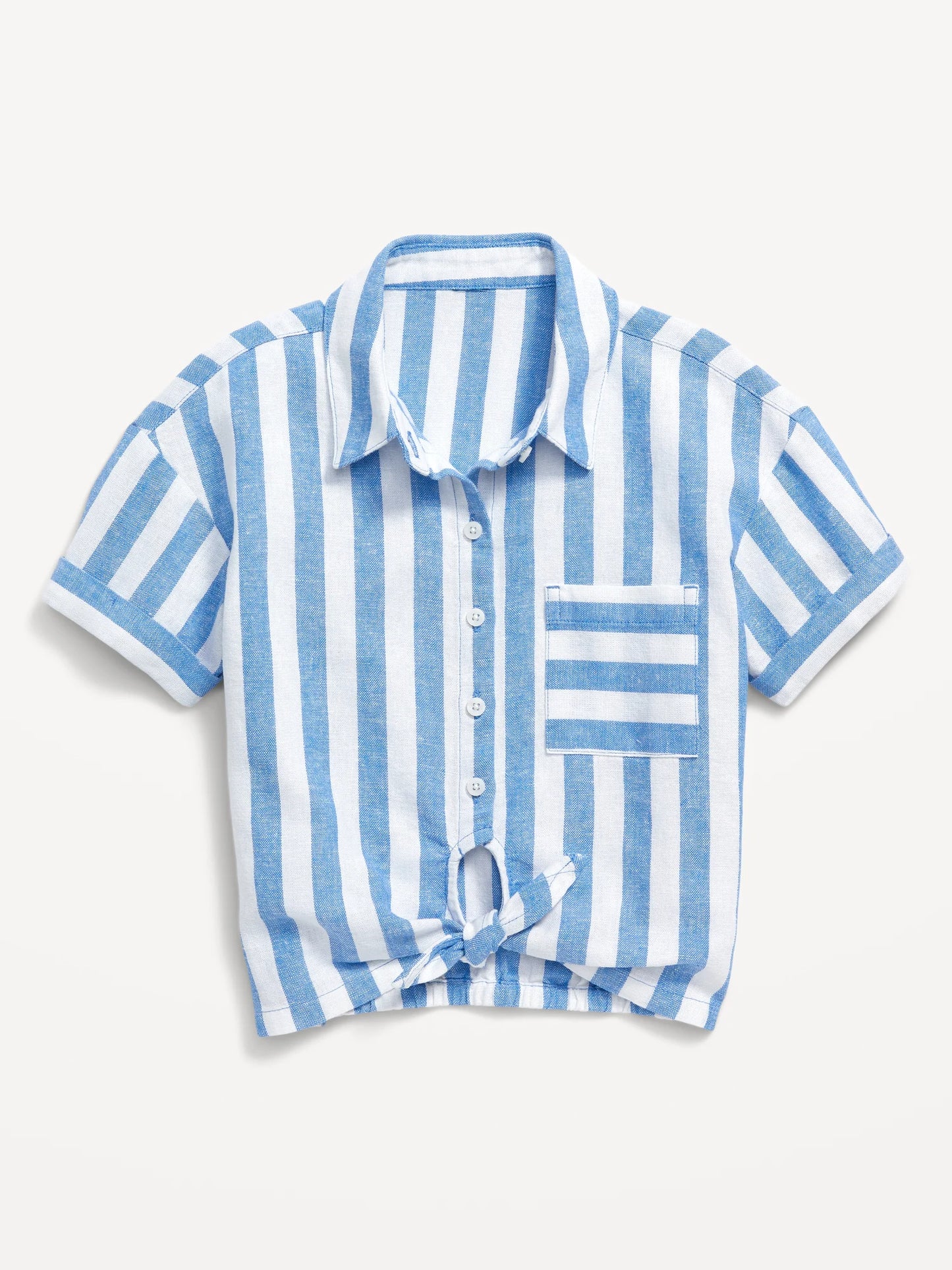 Camisa Rayas rosada old navy niña