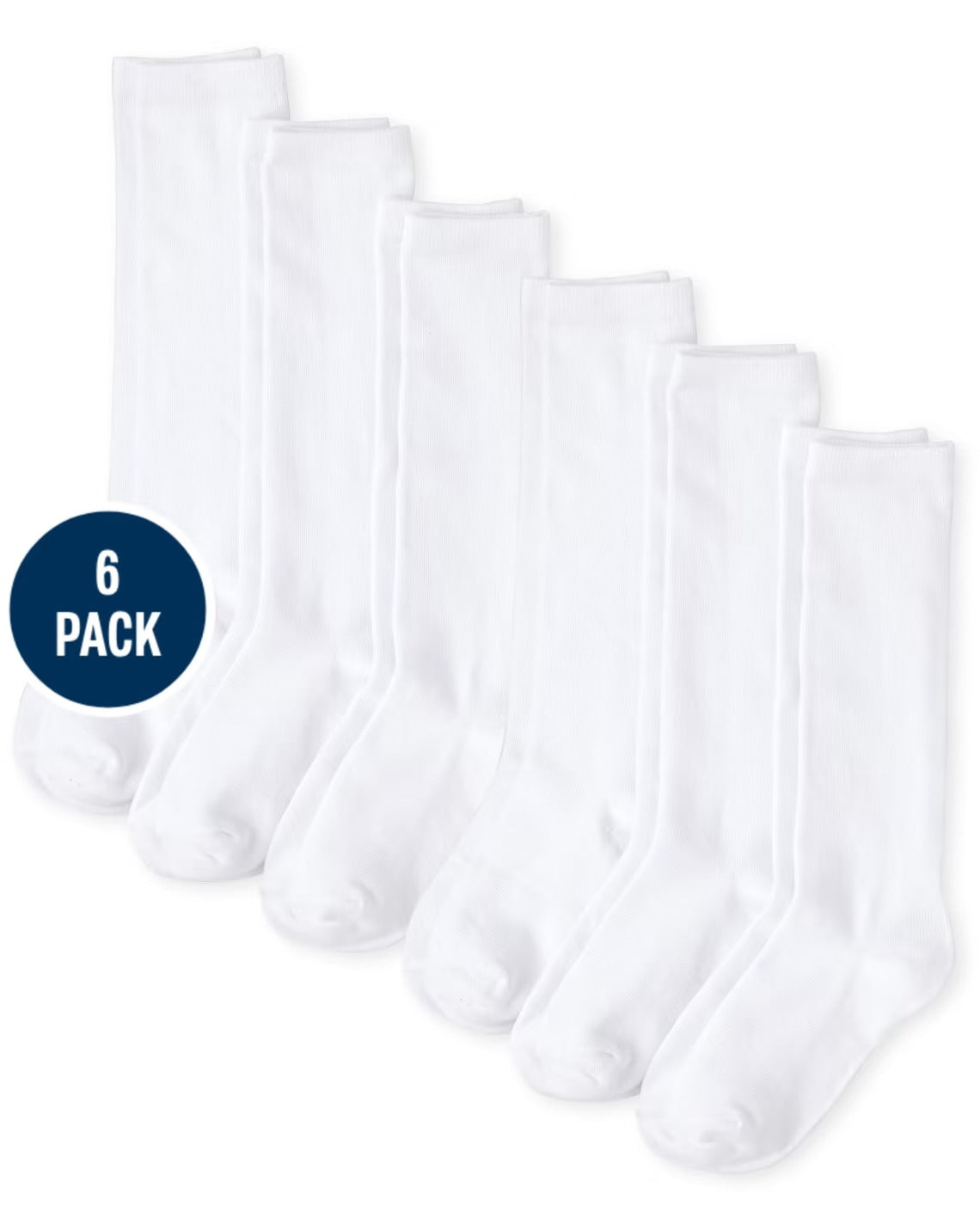 Set 6 calcetines blancos altos Childrens place niña niño unisex – Kima Shop  HN