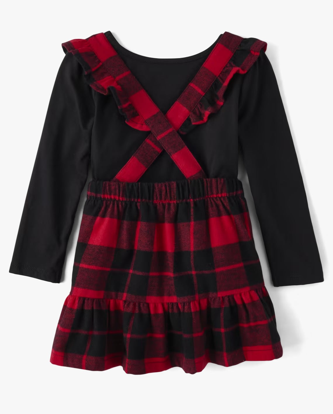 Vestido overall cuadros Children's Place 03m a 9m 12565488