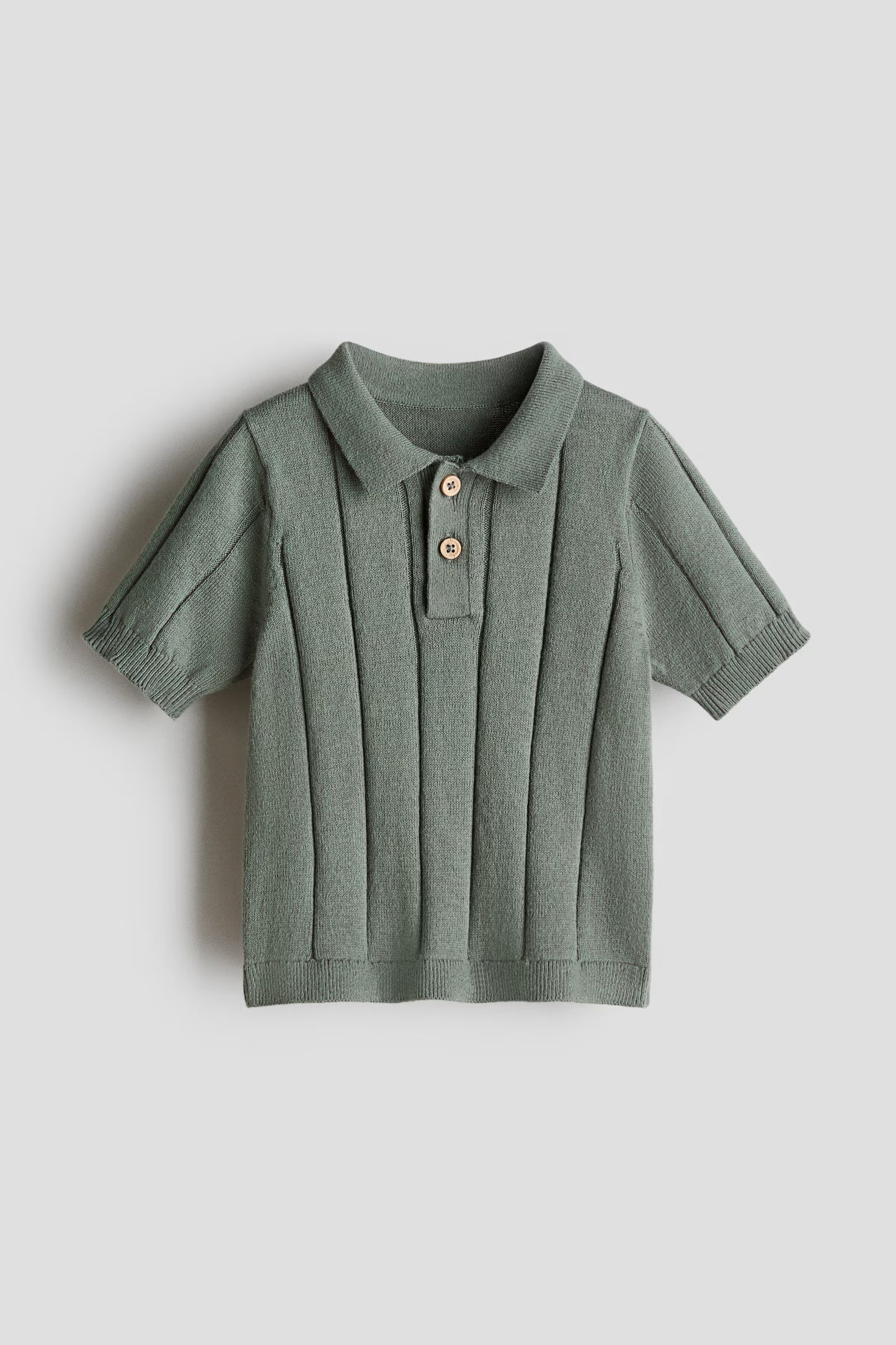 Camisa polo verde niño H&M 1133579019 old money
