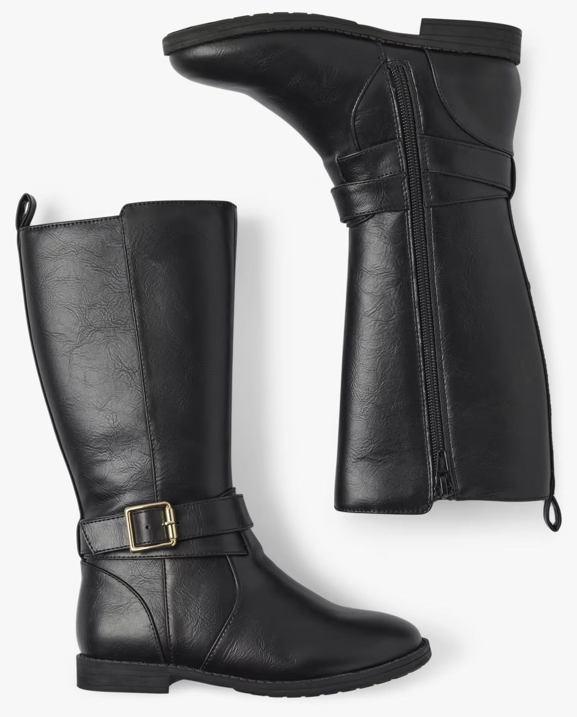 Botas negras altas Childrens place niña