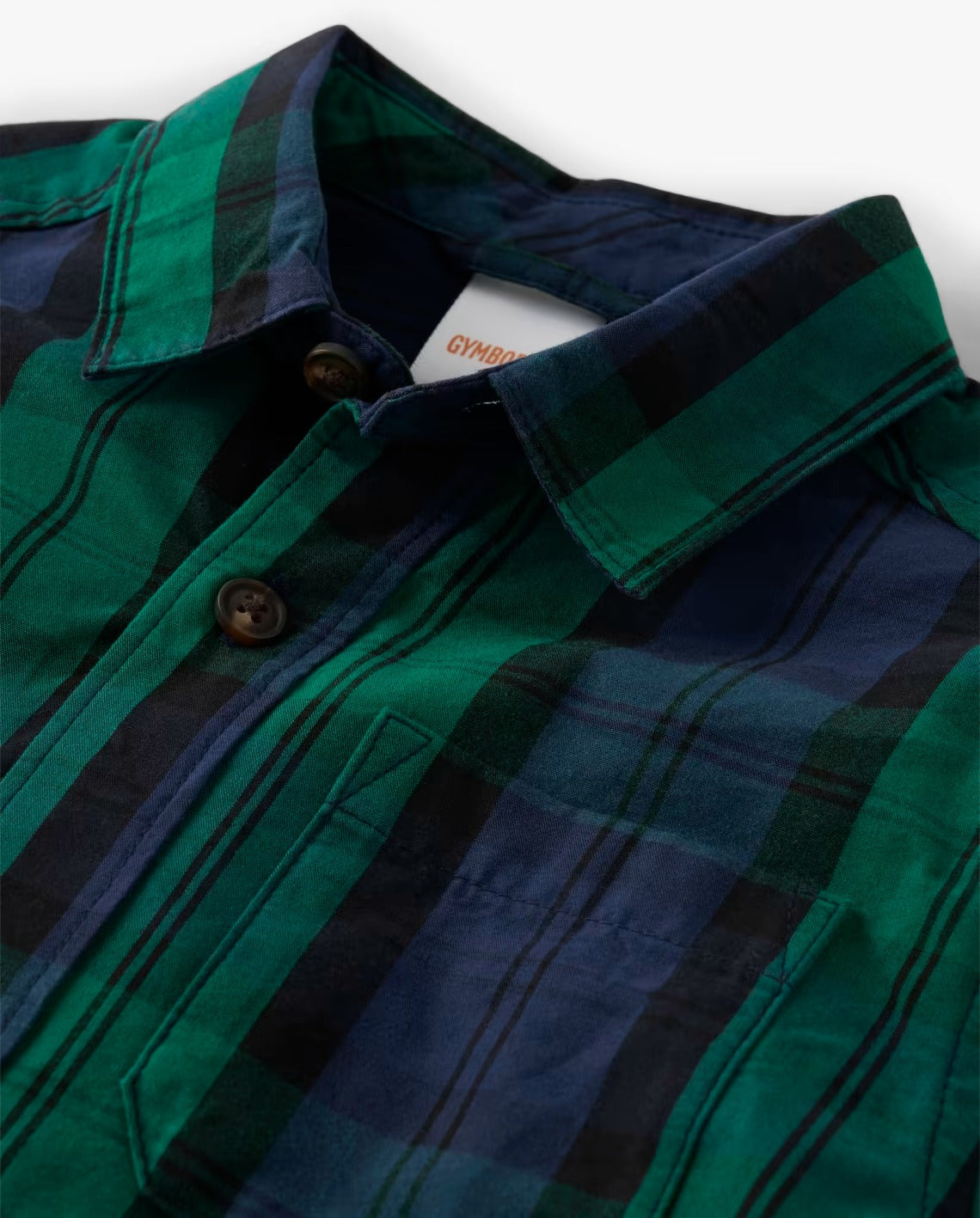 Camisa cuadros verde azul Gymboree niño formal 80943088