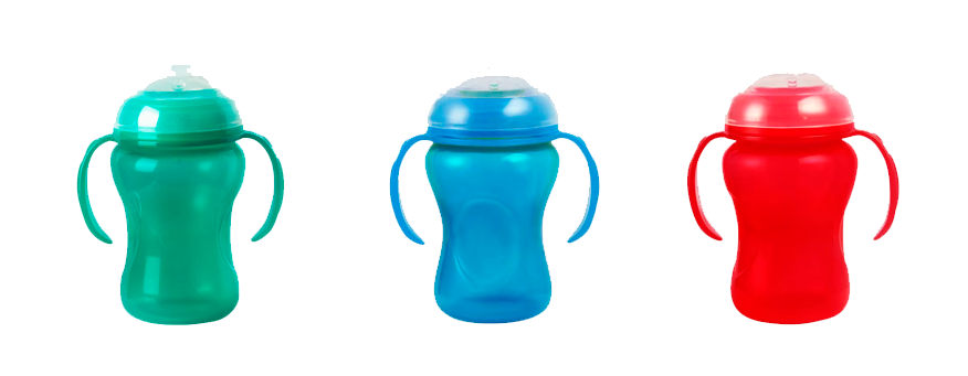 Vaso antiderrame rojo cutebabies