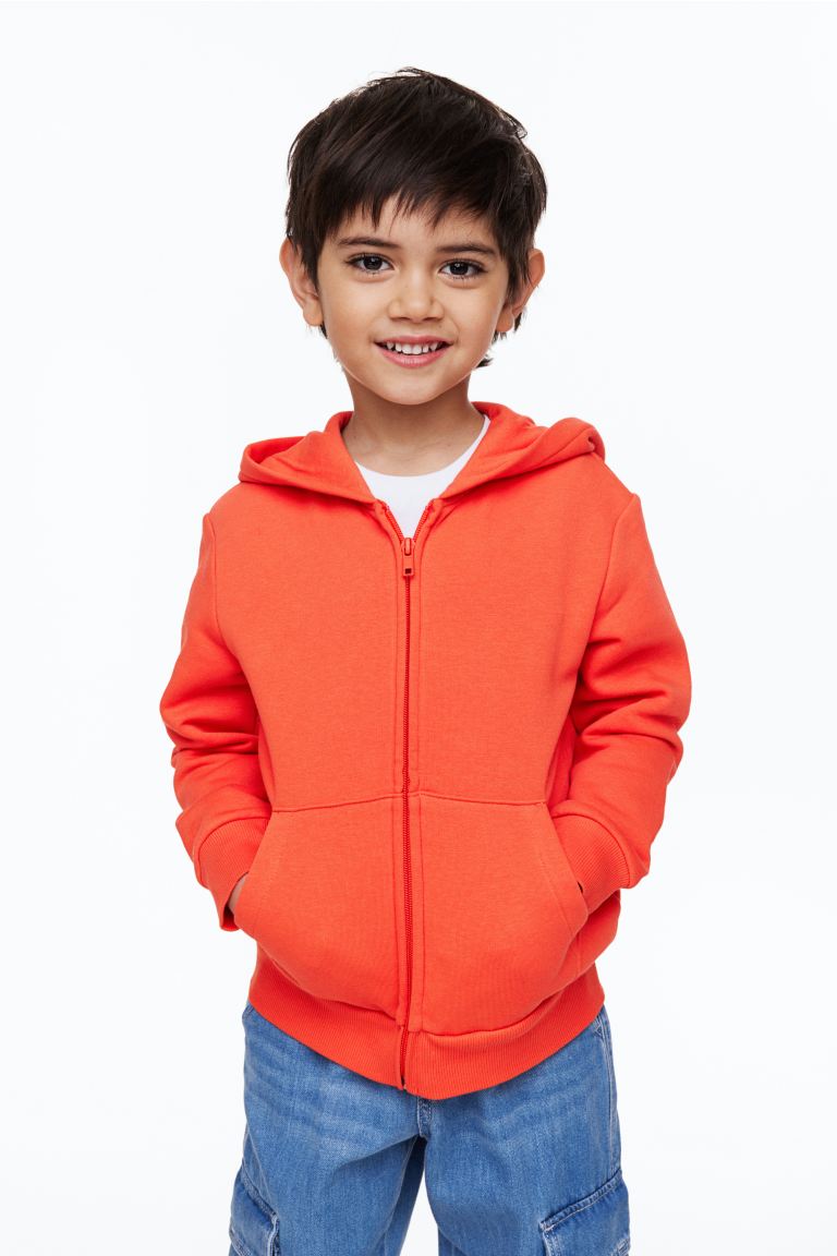 Sueter anaranjado hoodie H&M unisex niña niño