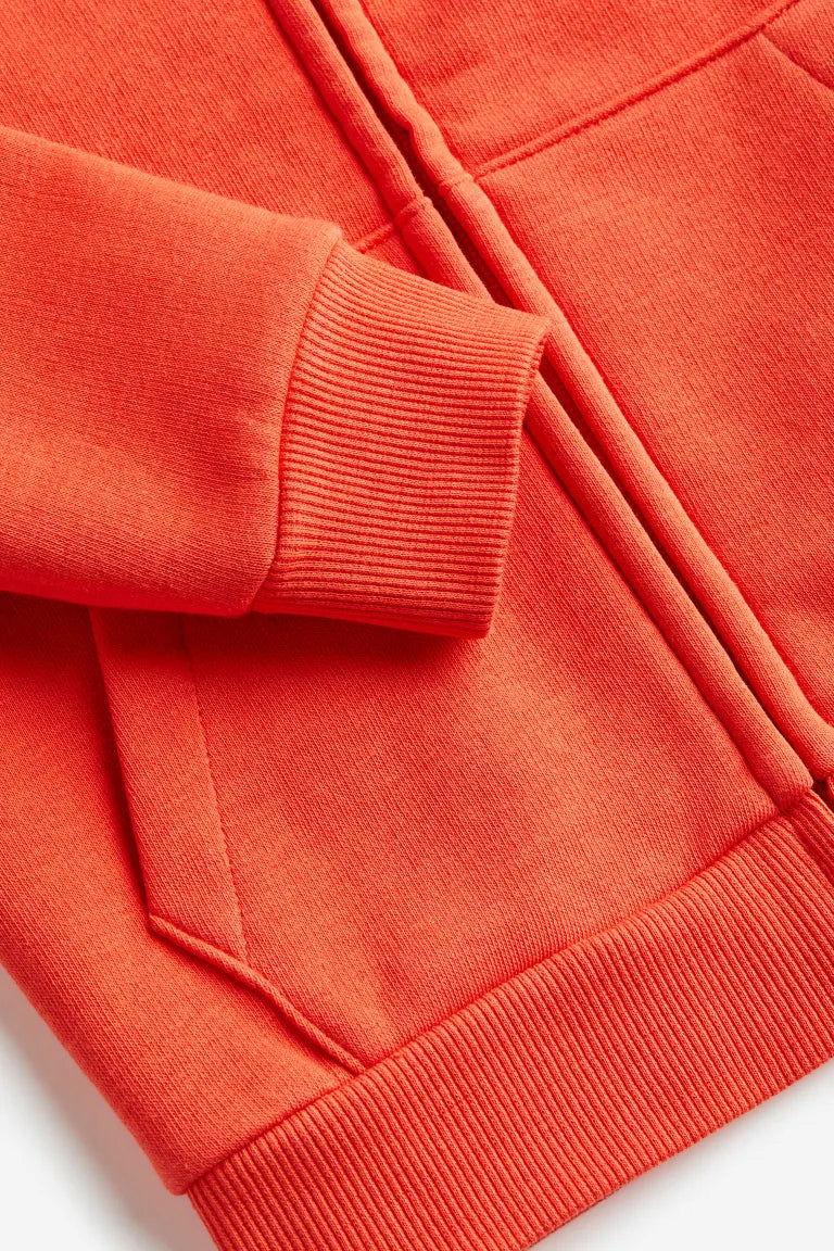 Sueter anaranjado hoodie H&M unisex niña niño