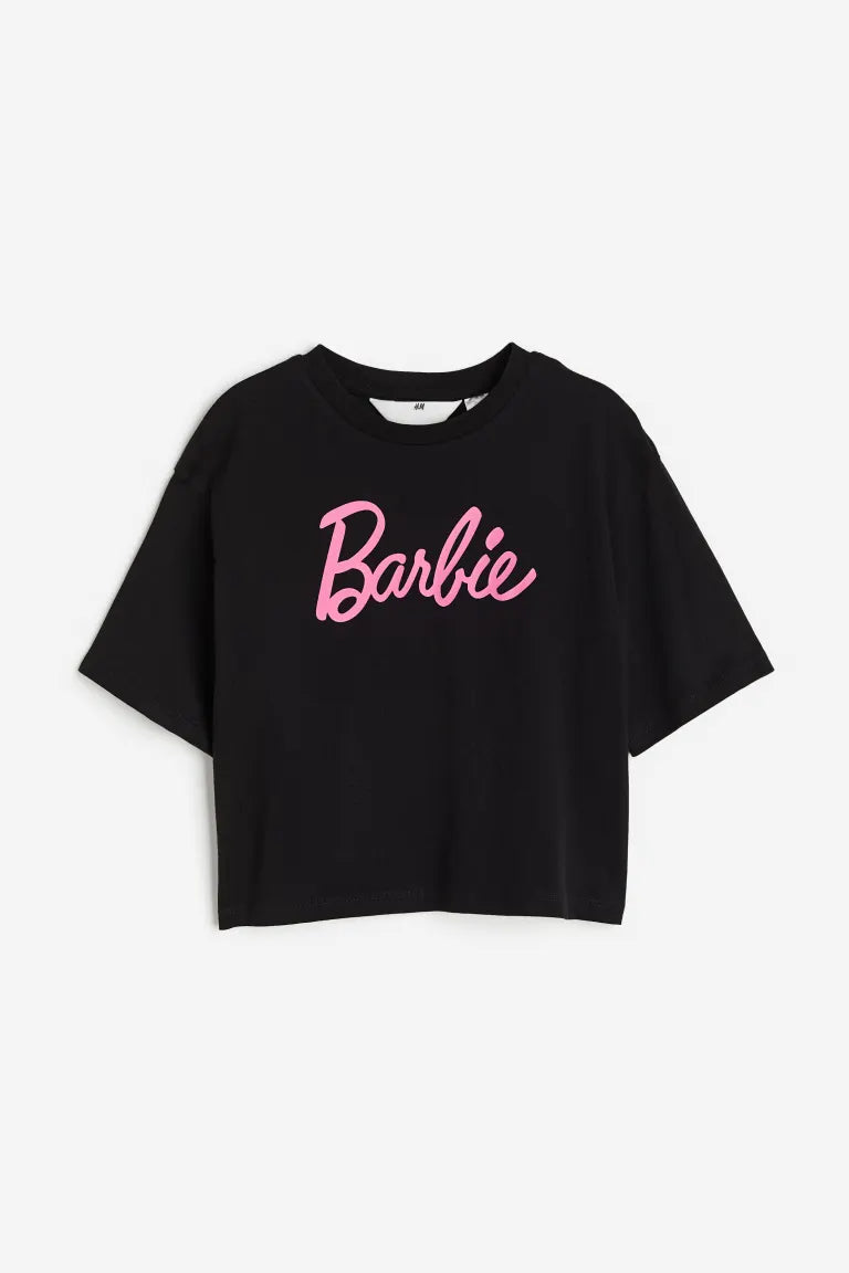 Camisa negra Barbie H&M niña – Kima HN