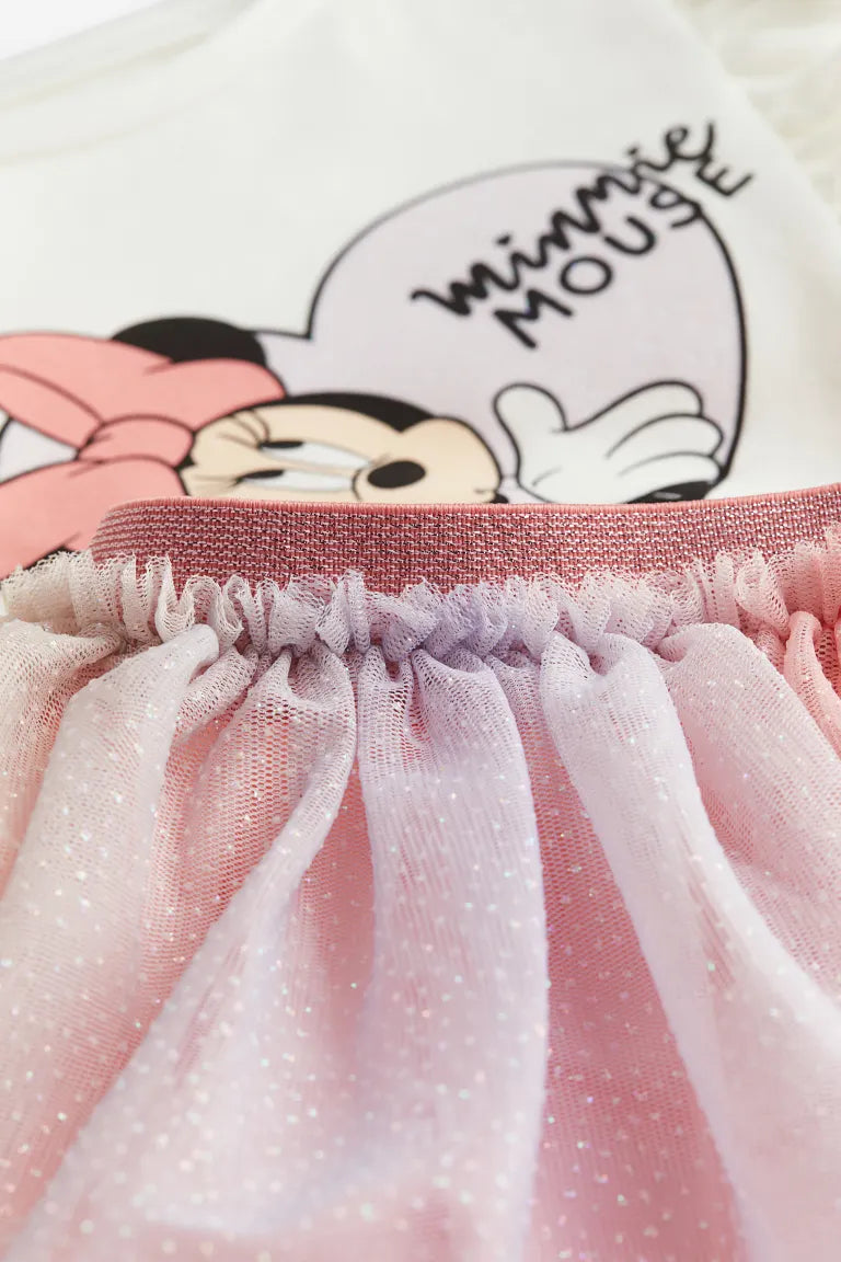 Set falda tutu camisa niña H&M minnie disney 73409008