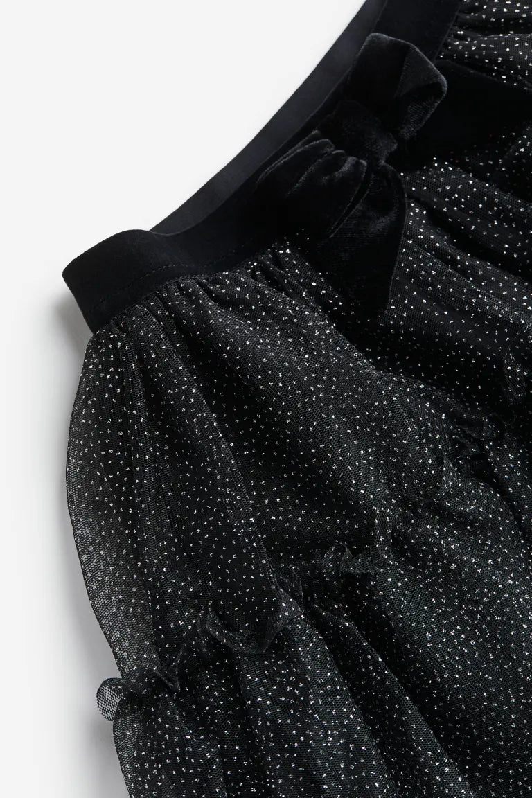 Falda tutu negro H&M glitter niña 39330288