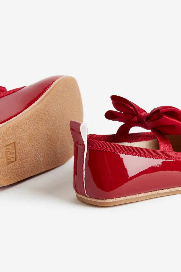 Zapatillas H&M rojas bebe niña