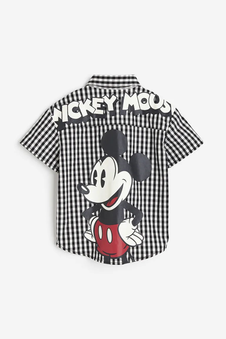 Zara Marca De H&m Camisa Formal Cuadros H&M Niño Mickey Disney