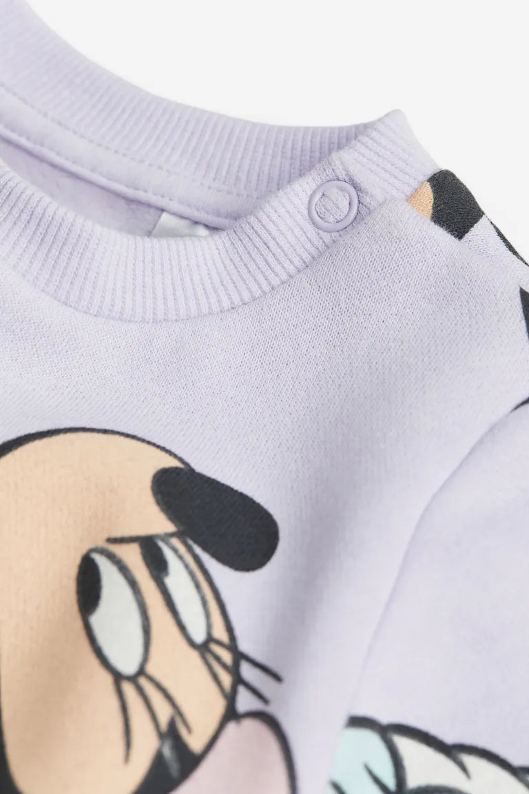 Set 2 piezas niña H&M Minnie Disney morado