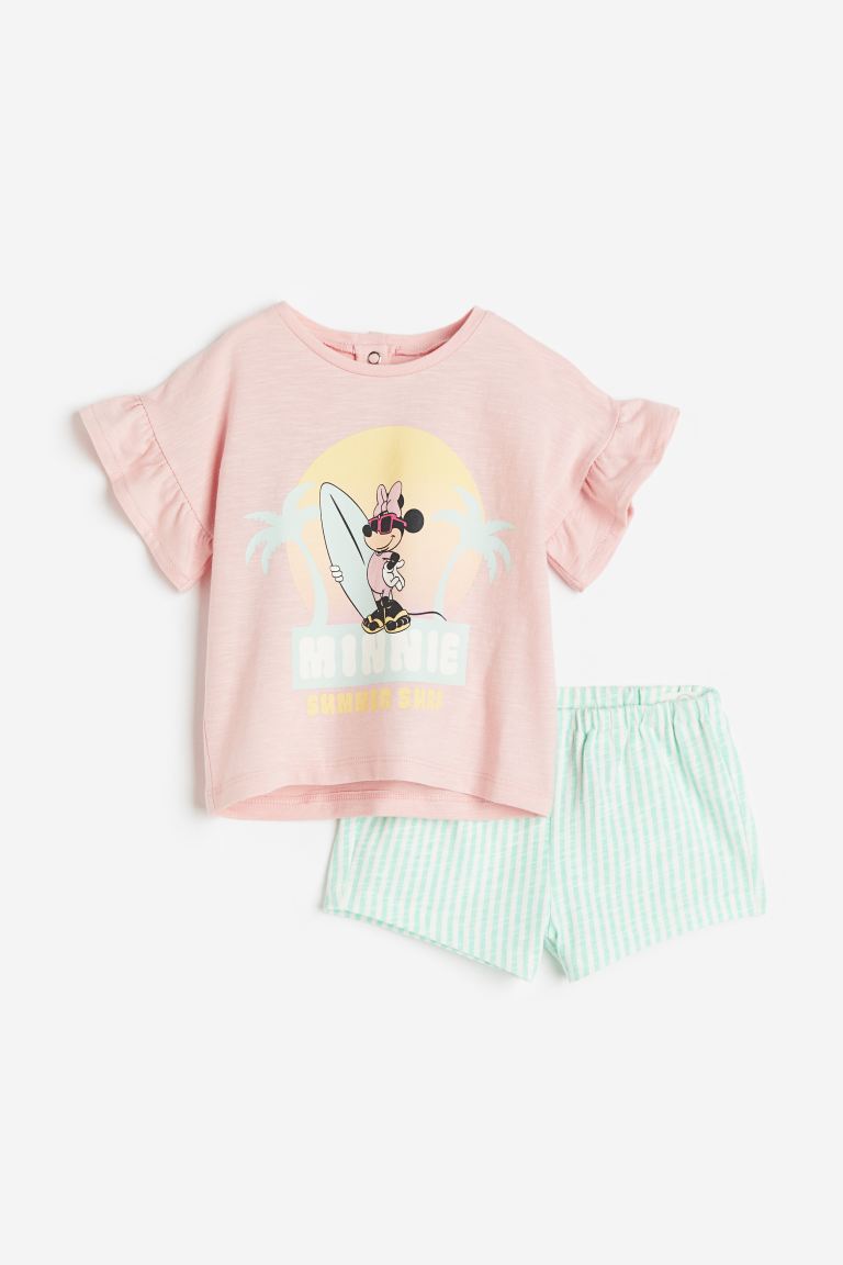 Set 2 piezas niña disney minnie