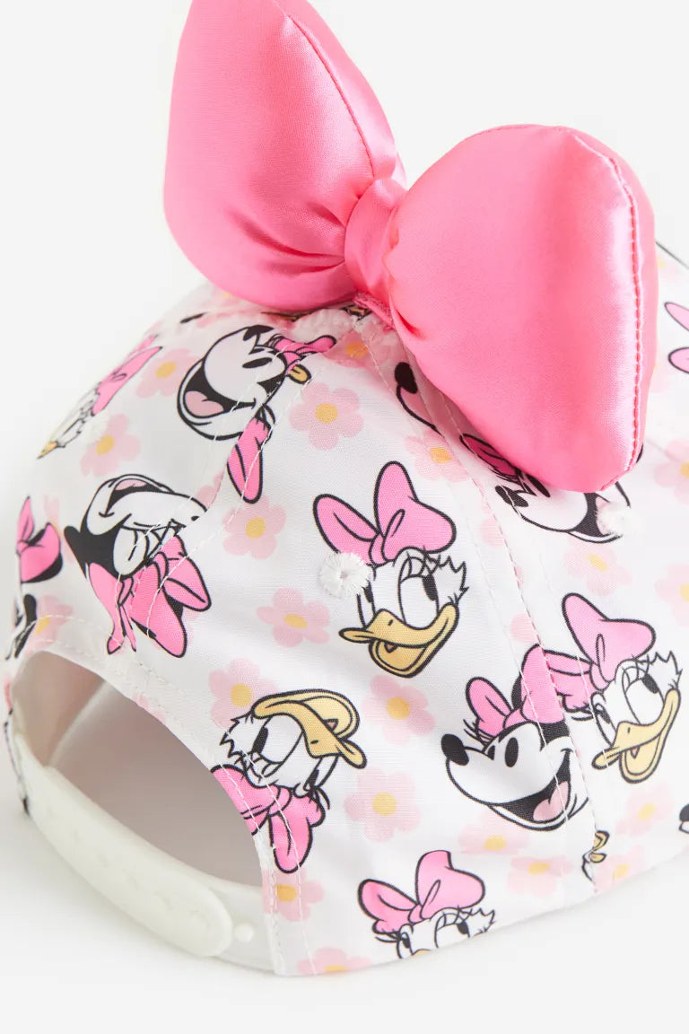 Gorra rosada minnie chongo disney H&M