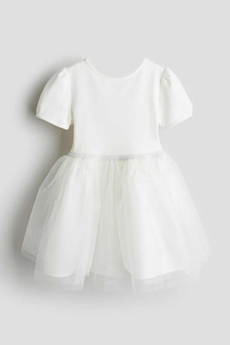 Vestido blanco niña H&M tutu 92219632