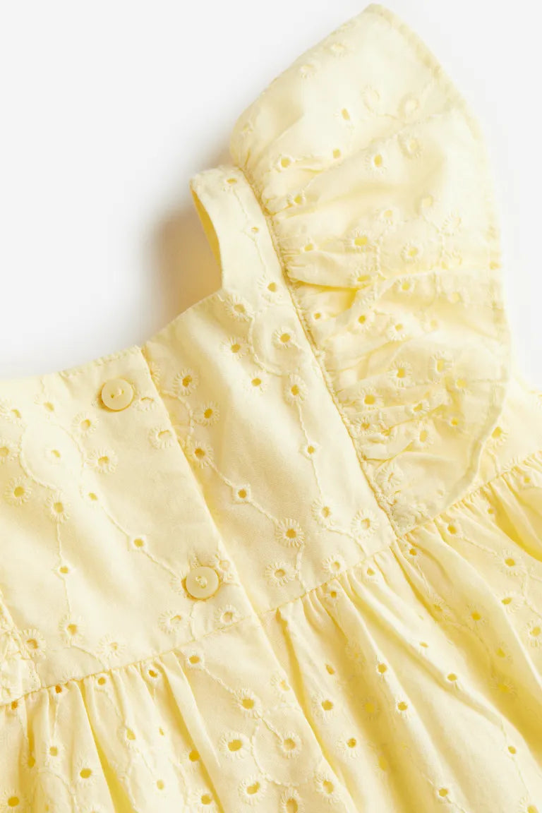 Vestido amarillo bebe niña H&M