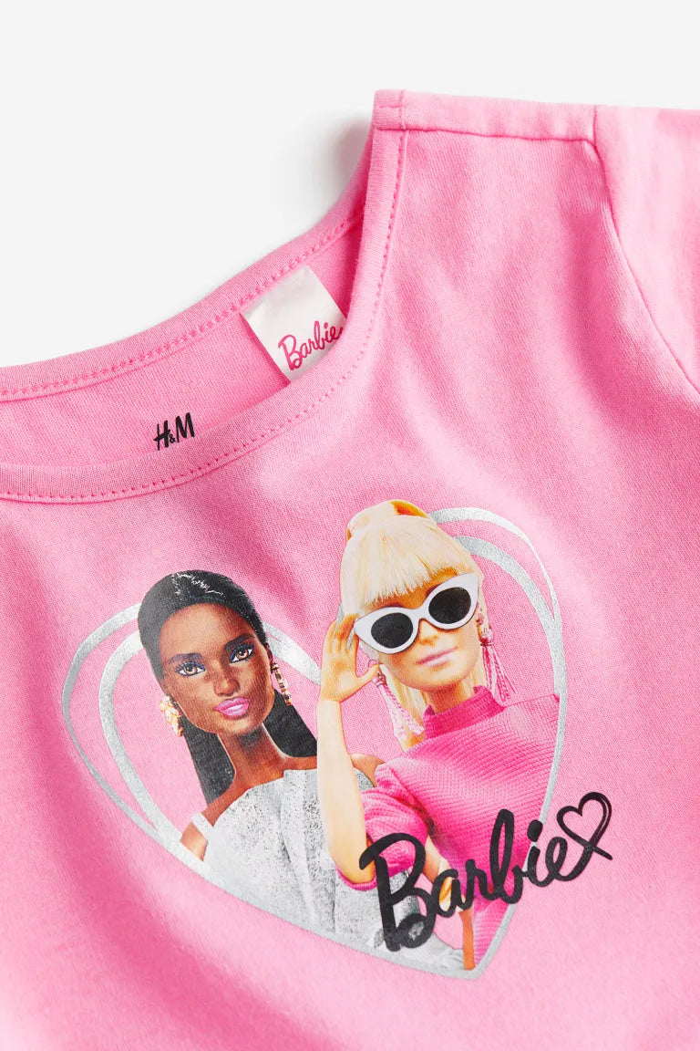 Vestido rosado Barbie H&M niña 59093232