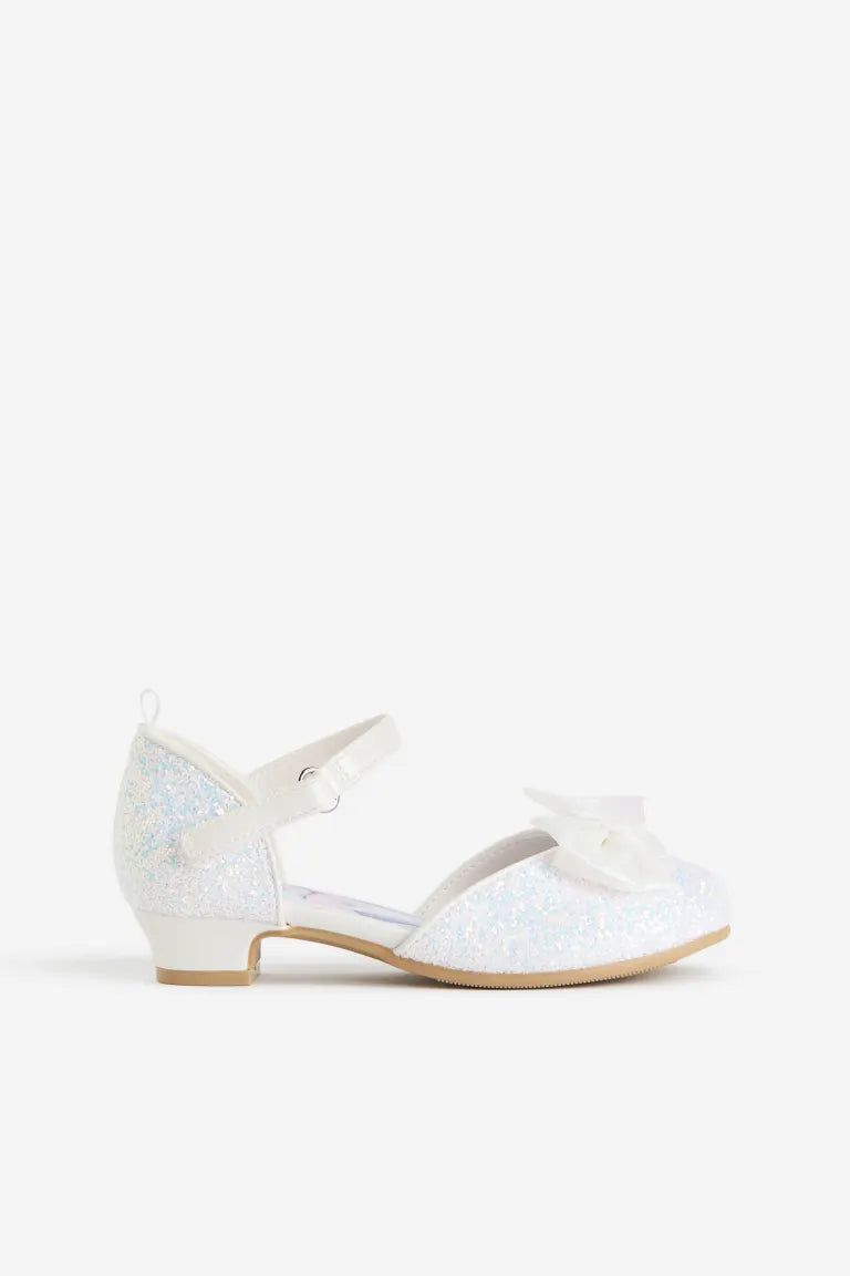 Zapatillas blancas tacon h&m niña