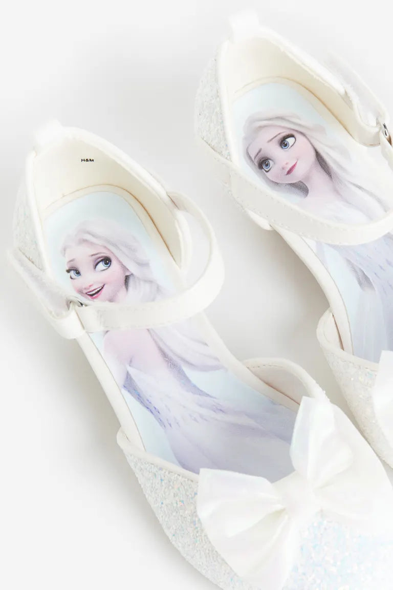 Zapatillas blancas tacon h&m niña
