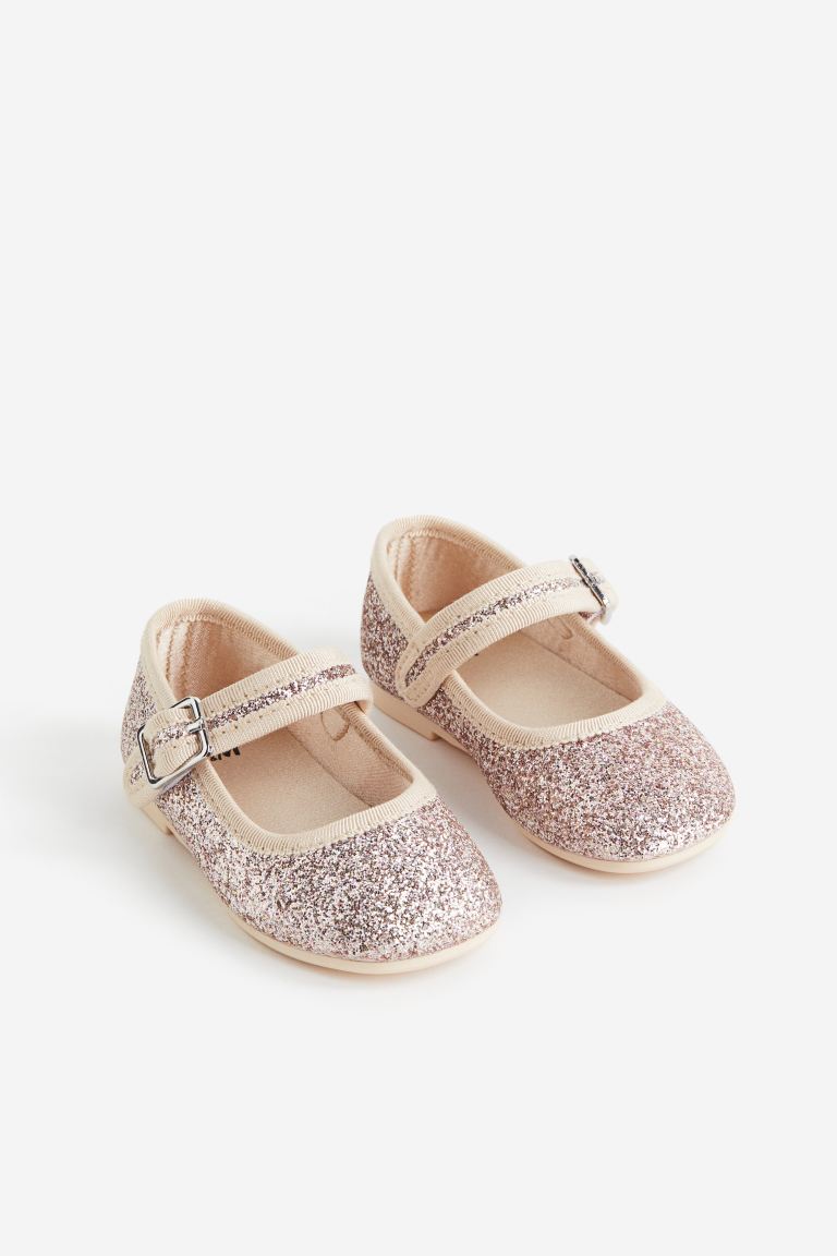 Zapatillas doradas H&M bebe niña