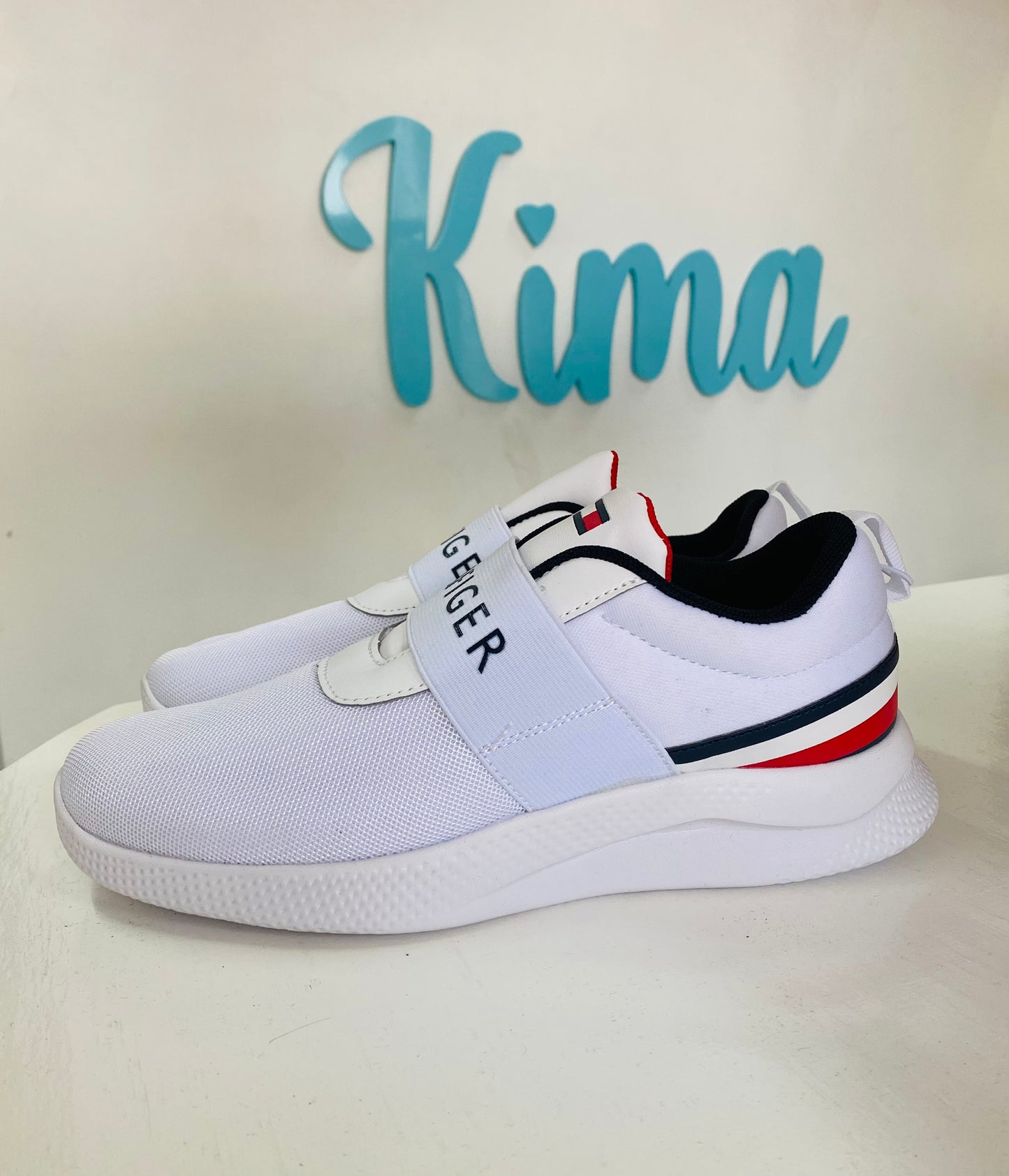 Tenis blancos unisex niña niño Tommy