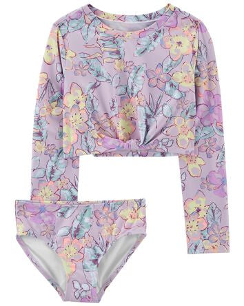 Set 2 piezas traje de baño oshkosh niña