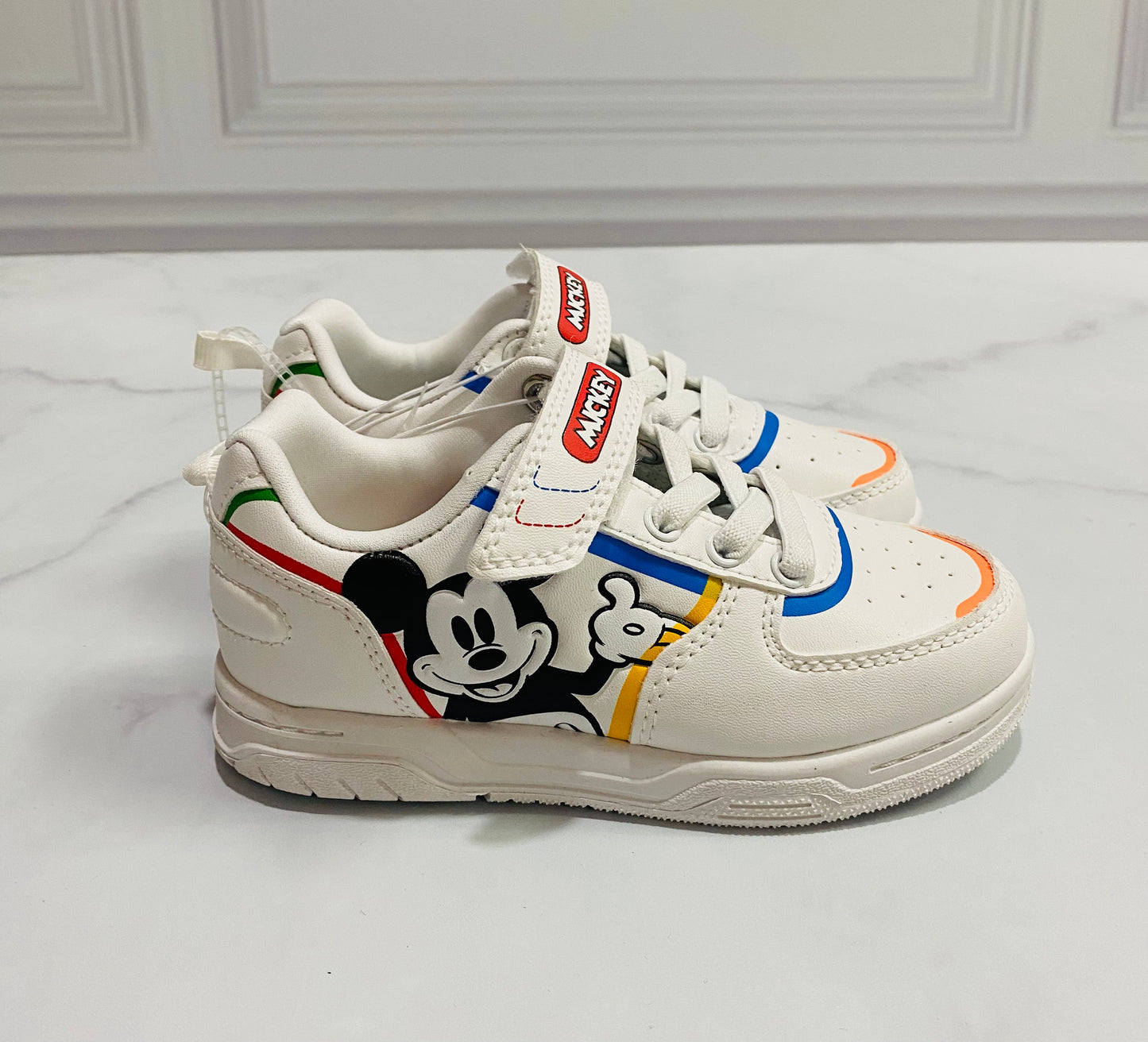 Tenis blancos mickey niño niña unisex Disney