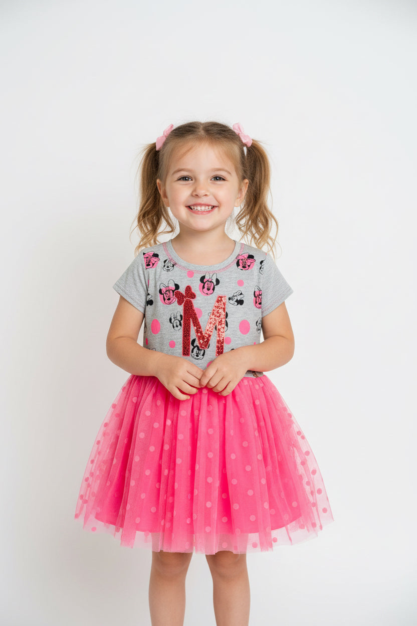 Vestido PROMO 2x1000 Minnie tutu Disney rosado niña 24524016 promo 2x1000