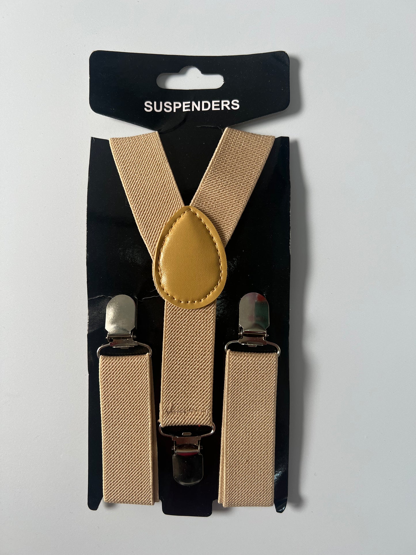 Tirantes niño unitalla beige