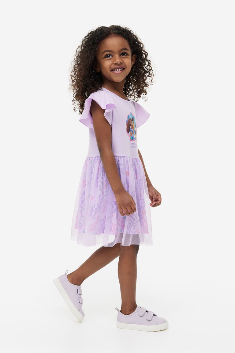 Vestido sirenita H&M morado niña 74126832