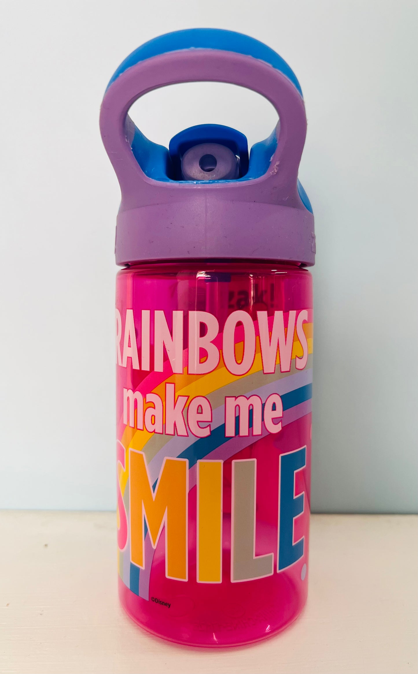 Termo plástico Minnie Disney 16onz morado azul