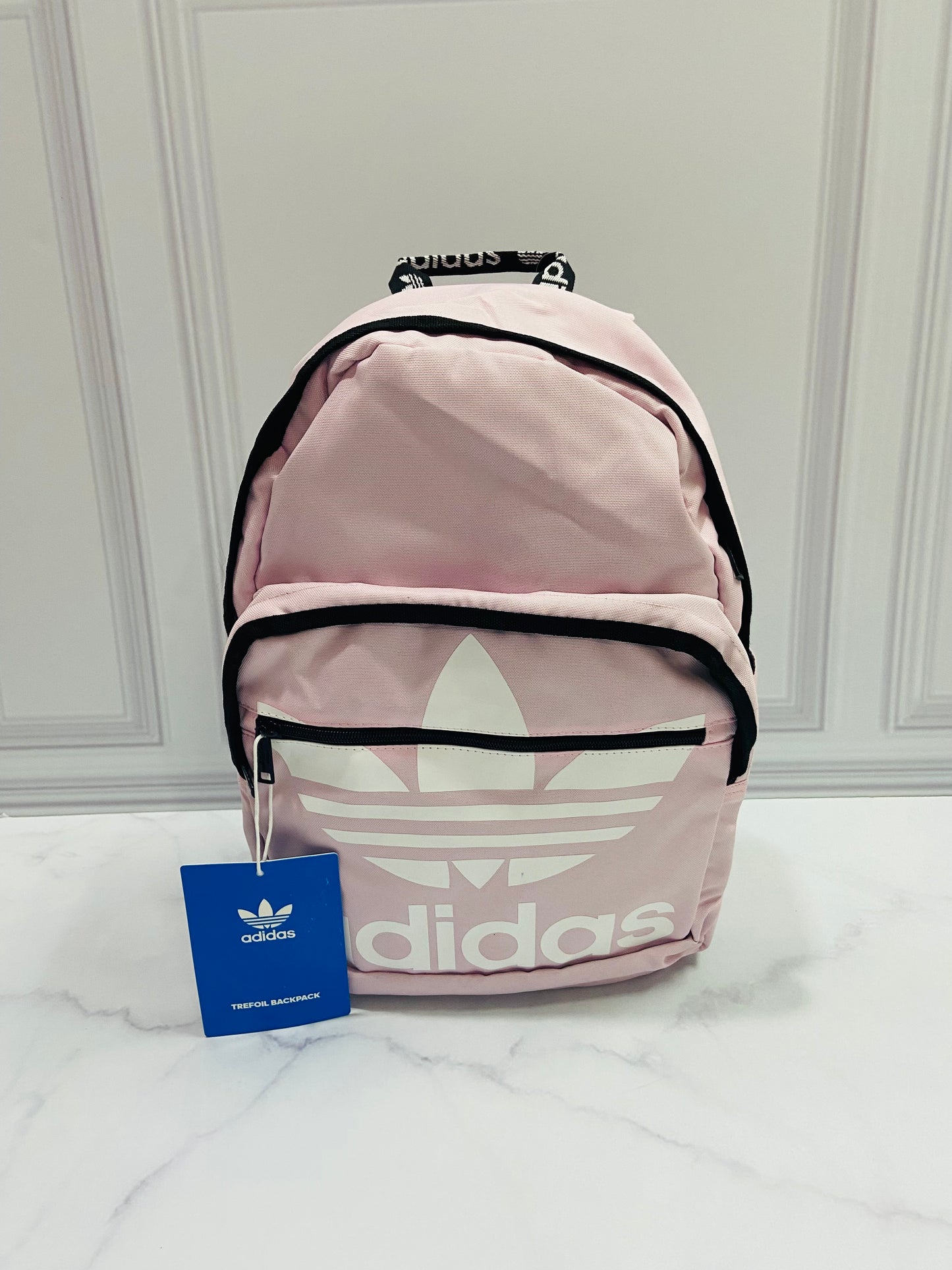 Mochila rosada niña Adidas grande colegio