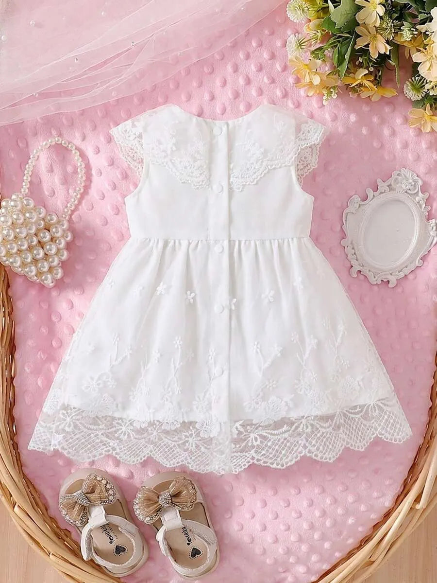 Vestido blanco bebe niña sa260121202671163068950