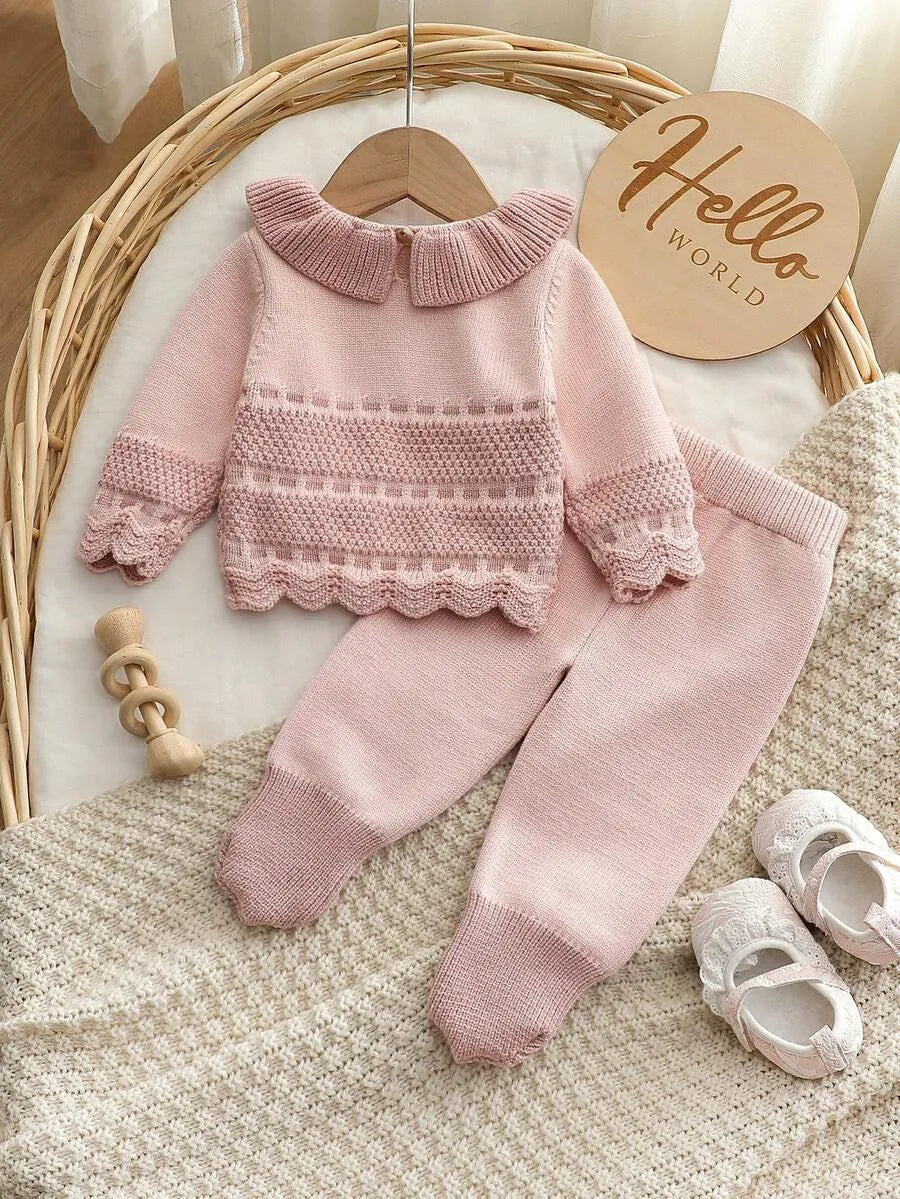 Set conjunto 2 piezas camisa pantalon rosado bebe niña salida hospital sa260716094615558888639