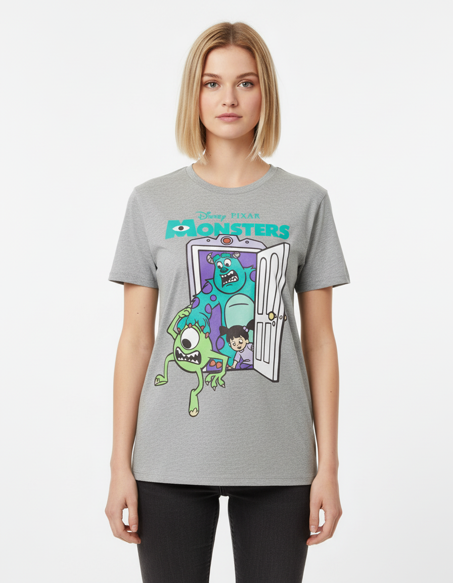 Camisa dama mujer gris Monster inc B1-MS-100C disney 490390