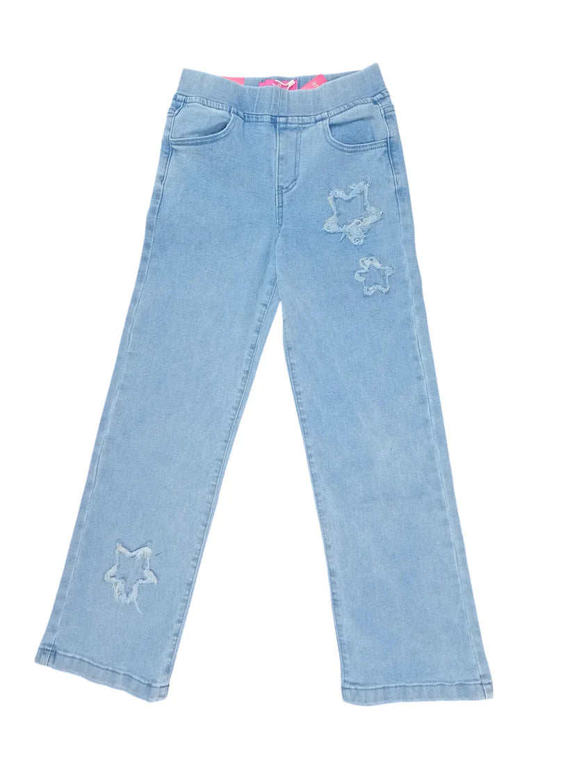 Pantalón Jeans acampanado azul claro Intrigue IN2-2469