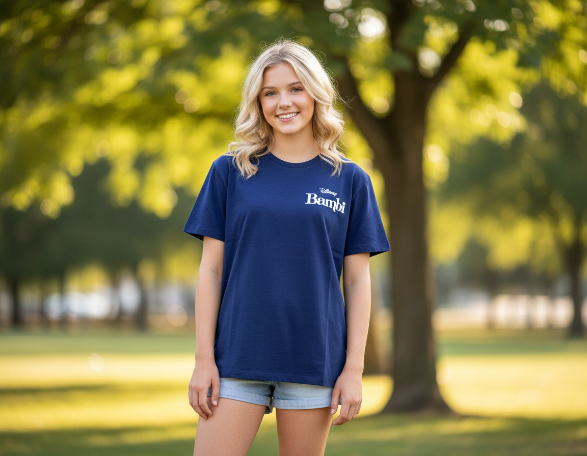 Camisa bambi niña azul oscuro B1-AD-T386T 490390