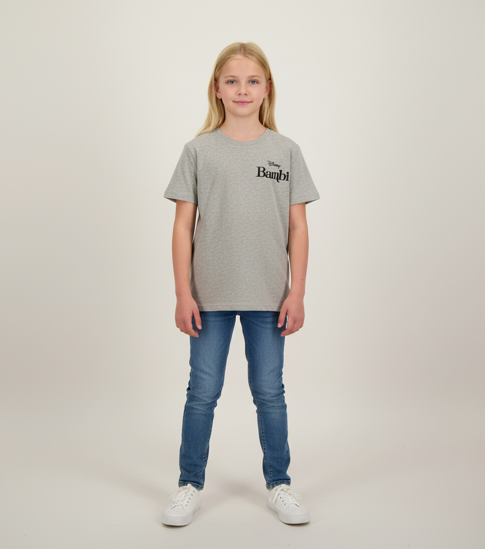 Camisa bambi niña gris B1-AD-T386T 490390