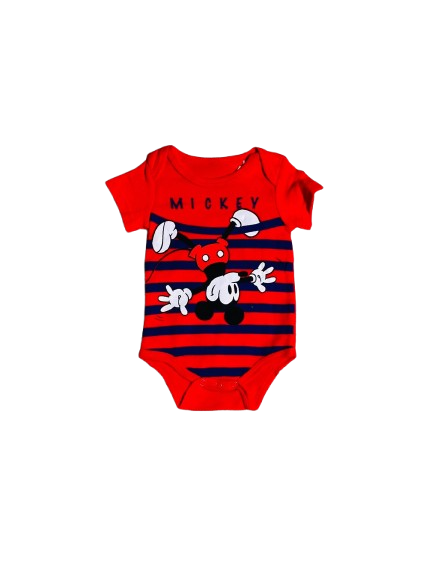 mameluco rojo Mickey bebe Niño