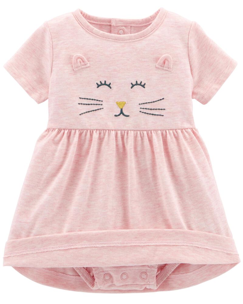 Vestido rosado sueter corazones Carters bebe niña promo 2x1000