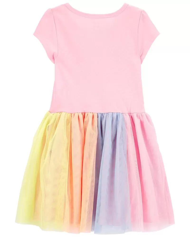 Vestido tutu flores colores carters 26021616
