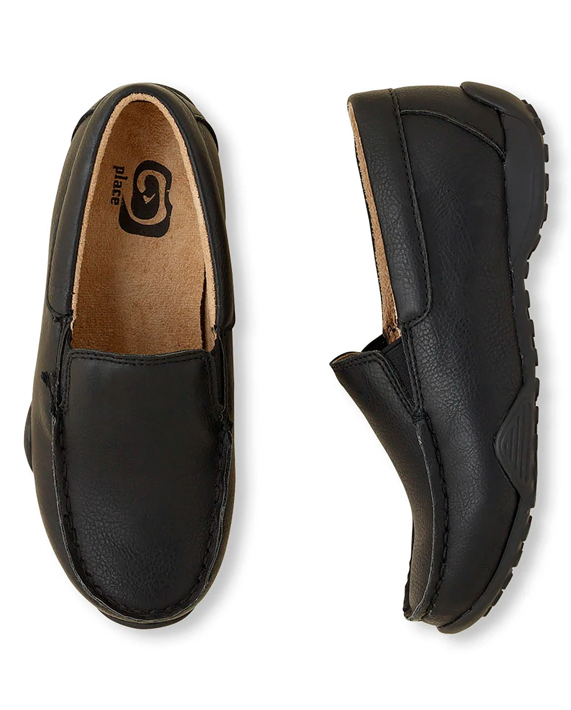 Zapatos mocasines negros formal Childrens place niño
