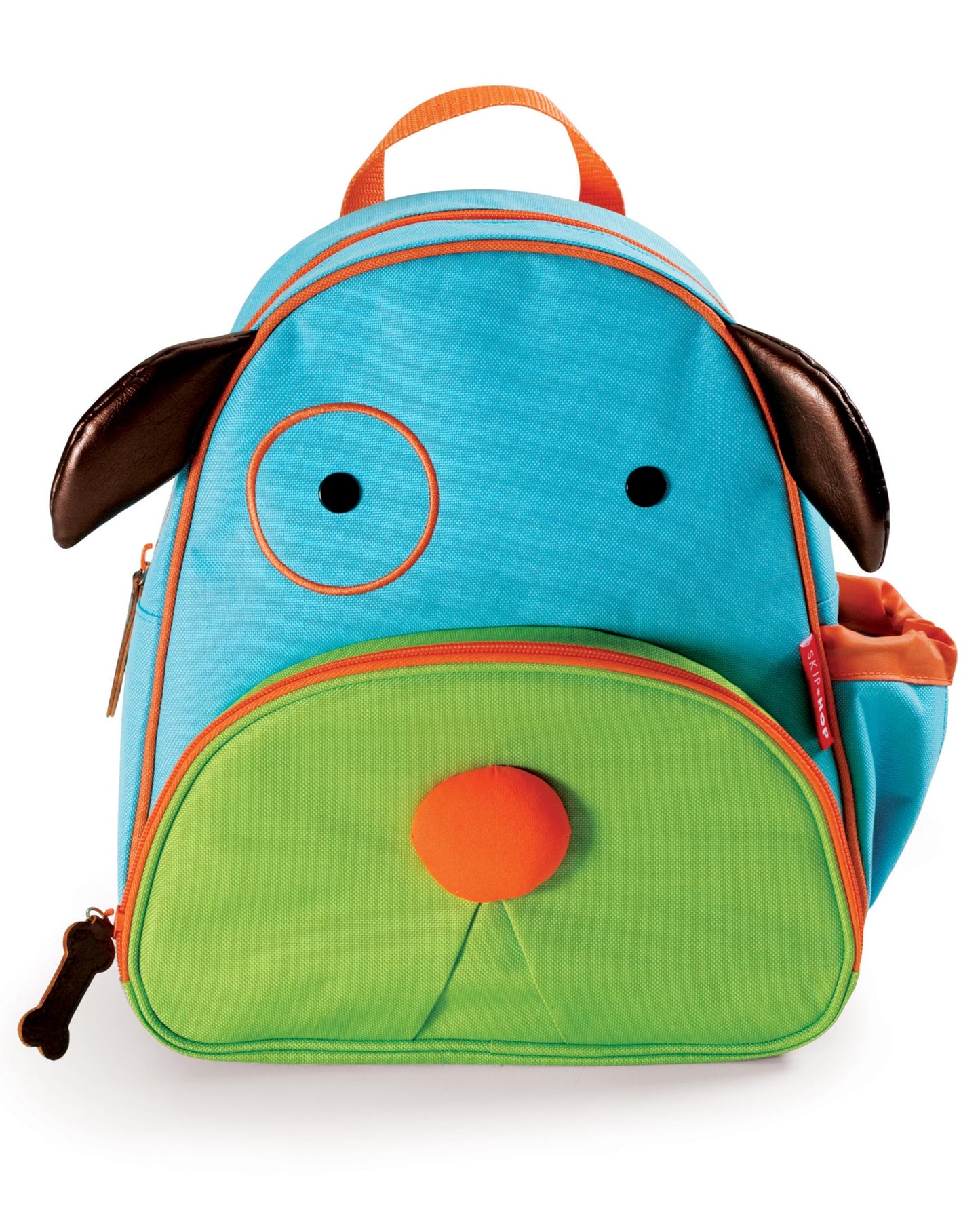 Mochila Skip hop perrito azul naranja mediana