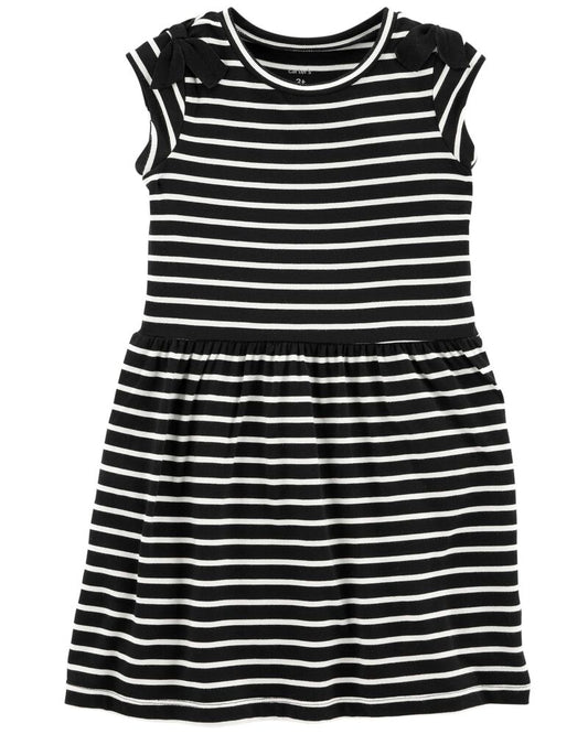 Vestido rayas Carters niña promo 4x1000