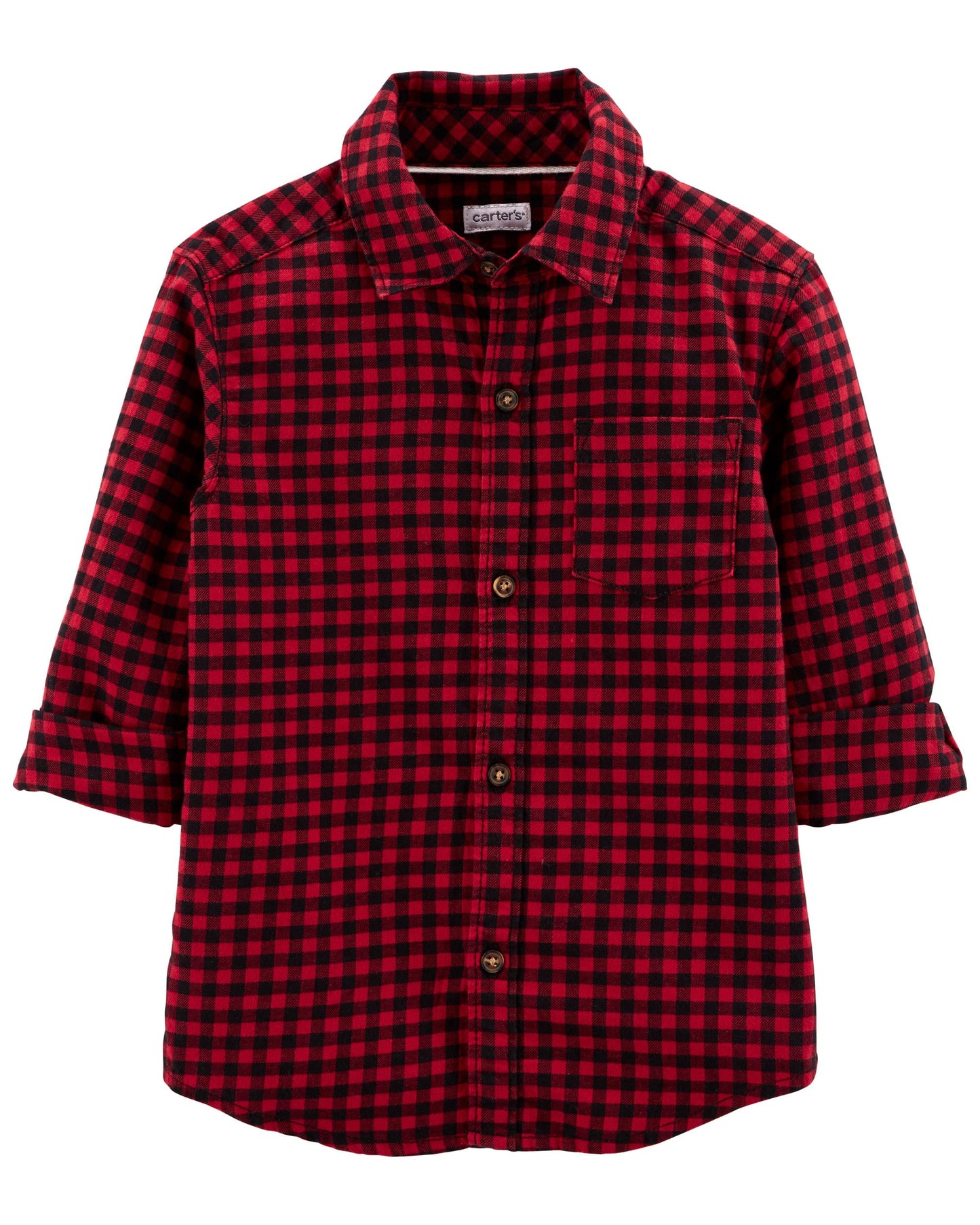 Camisa roja cuadros carters bebe niño formal 43924899