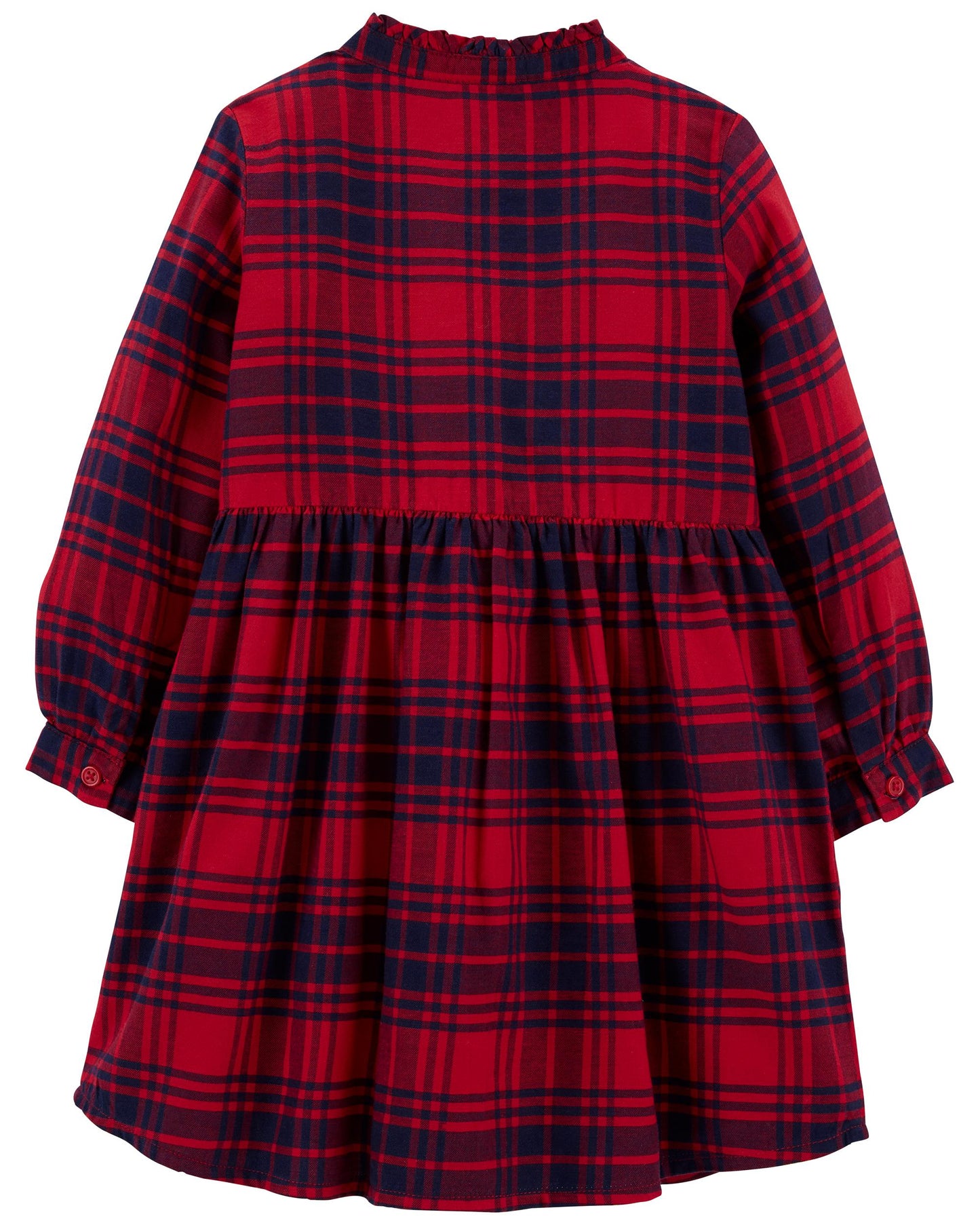 Vestido rojo cuadros azules Oshkosh 2-14 años 94825968