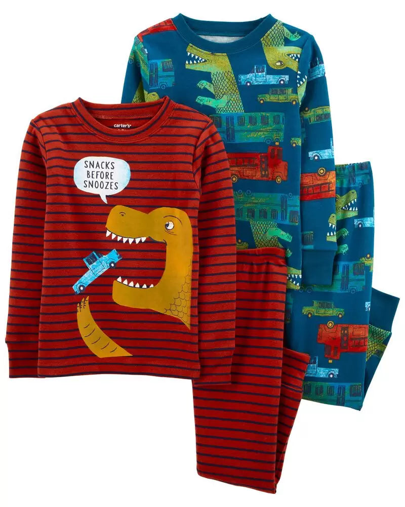 Pijama set 4 piezas Carters ni o dinosaurios Kima Shop HN
