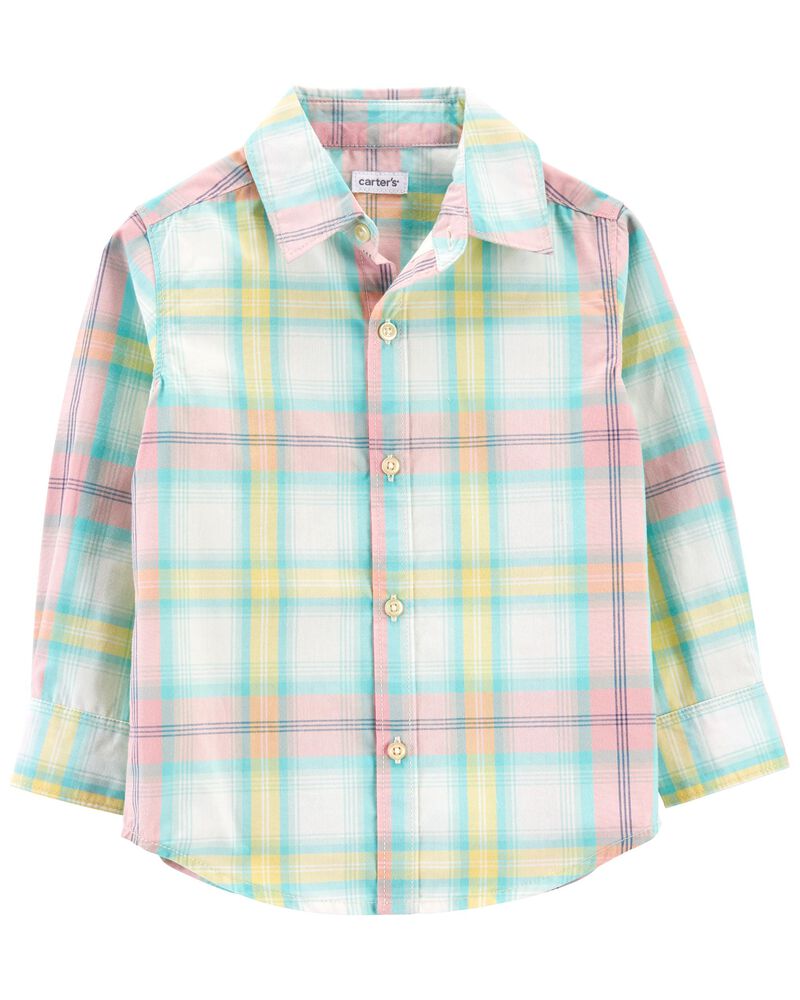 Camisa cuadros colores carters niño formal